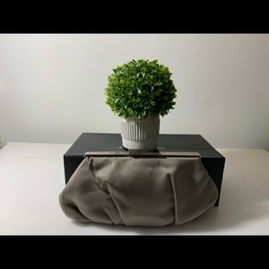 Satin gray Lulu Townsend clutch✨